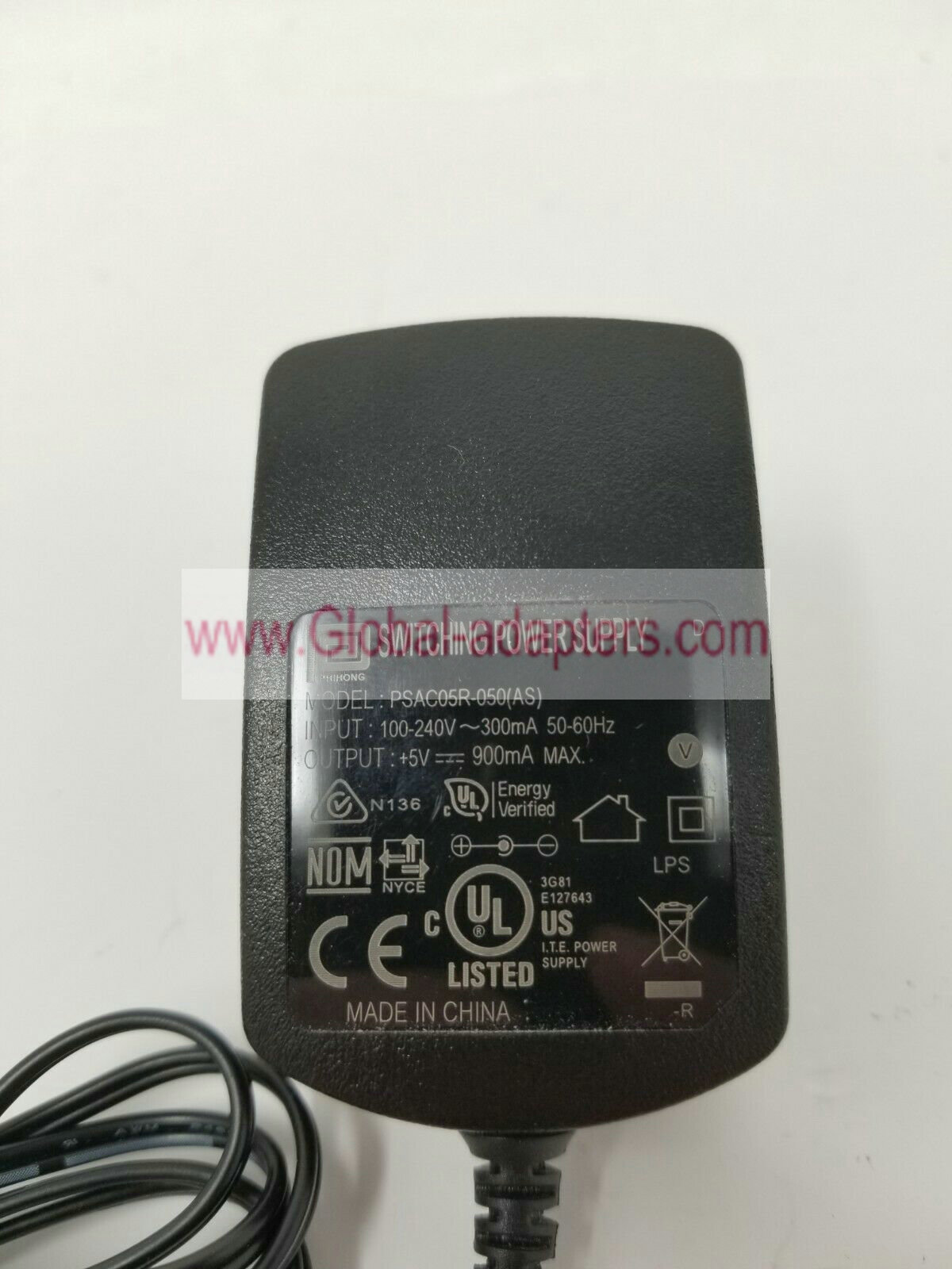 New Phihong PSAC05R-050(AS) 5V 900mA Ascom DC3-AABA Wall Charger for d41 d62 and i62 Wireless Phones